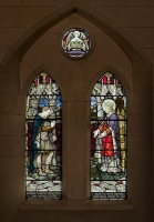 Stained glass, St Luke's, Oamaru